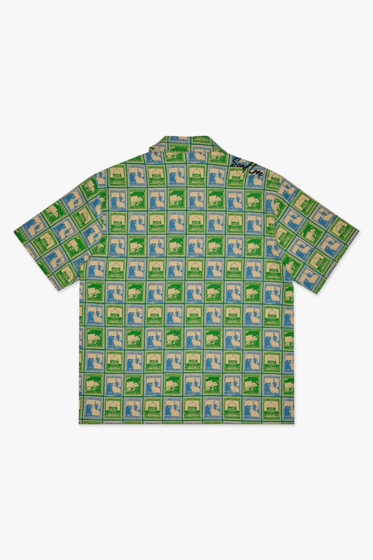 Freedom Button Down Green - Valabasas