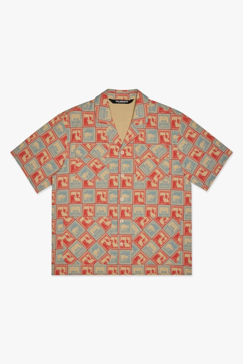 Freedom Button Down Red - Valabasas