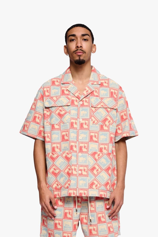 Freedom Button Down Red - Valabasas