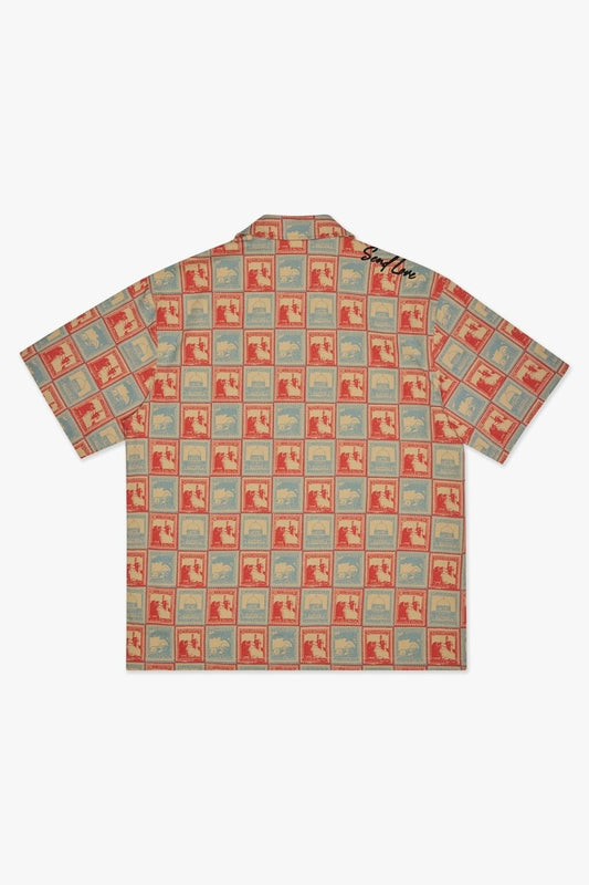 Freedom Button Down Red - Valabasas