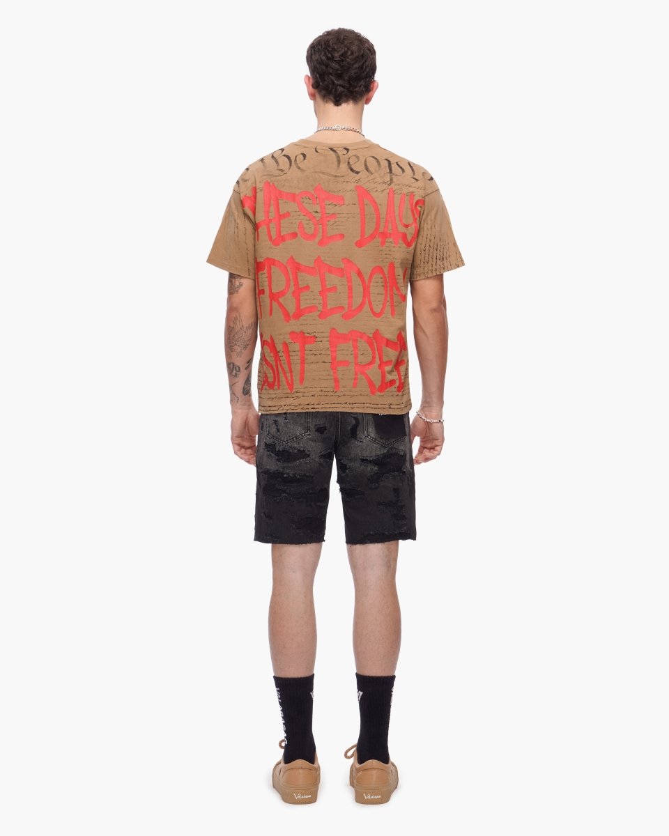Freedom Tee Khaki - Valabasas