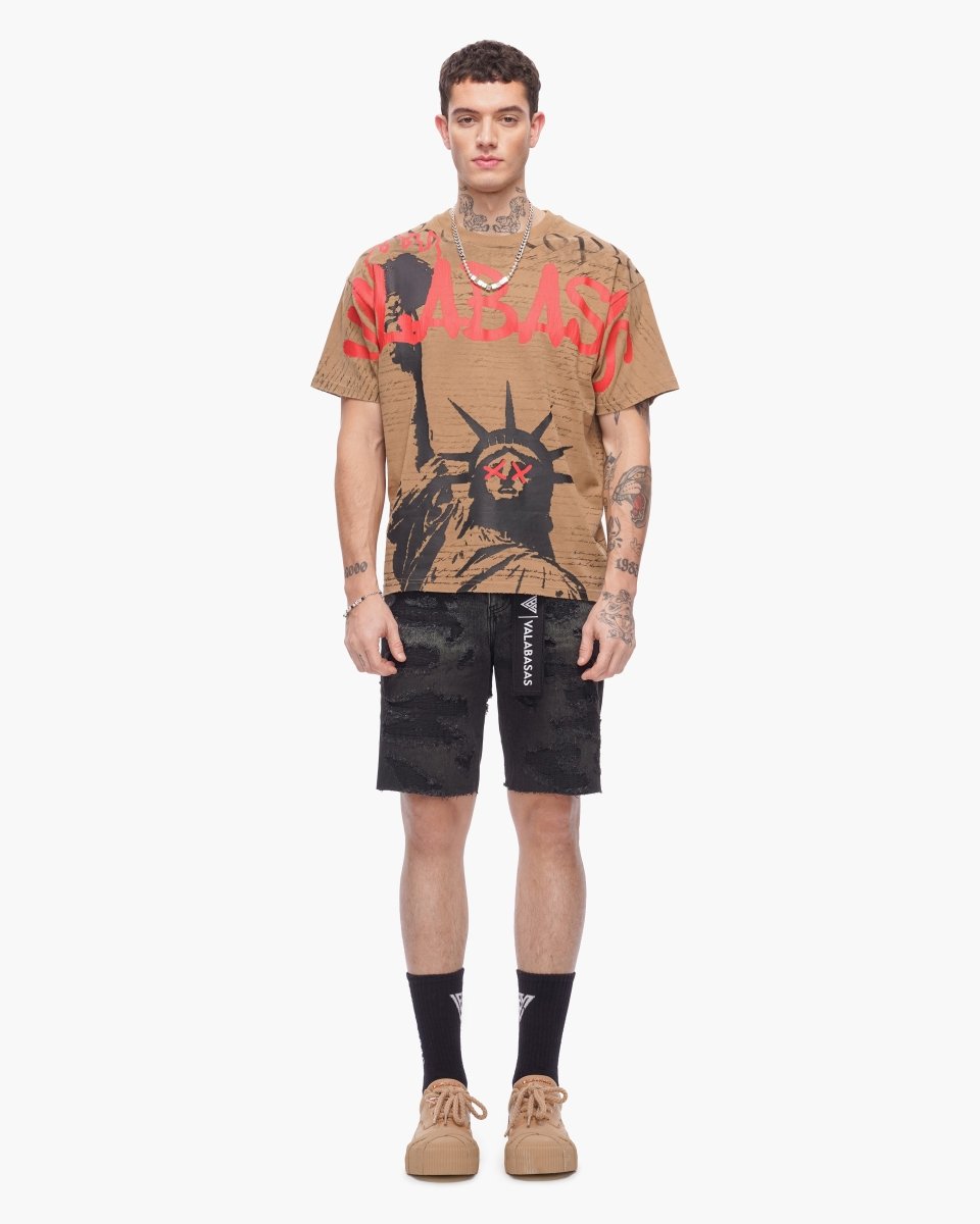 Freedom Tee Khaki - Valabasas