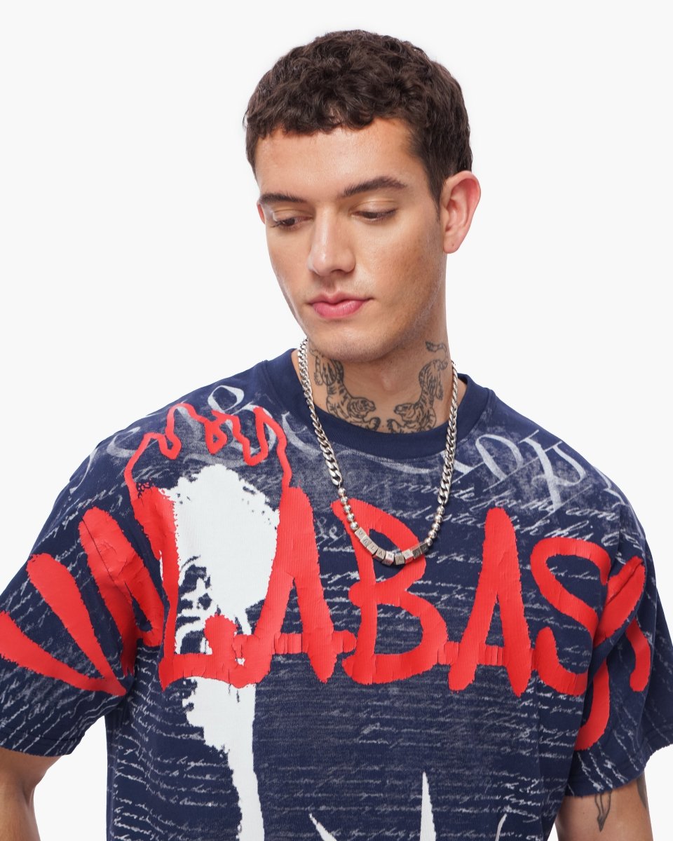 Freedom Tee Navy Blue - Valabasas