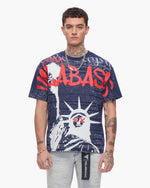 Freedom Tee Navy Blue