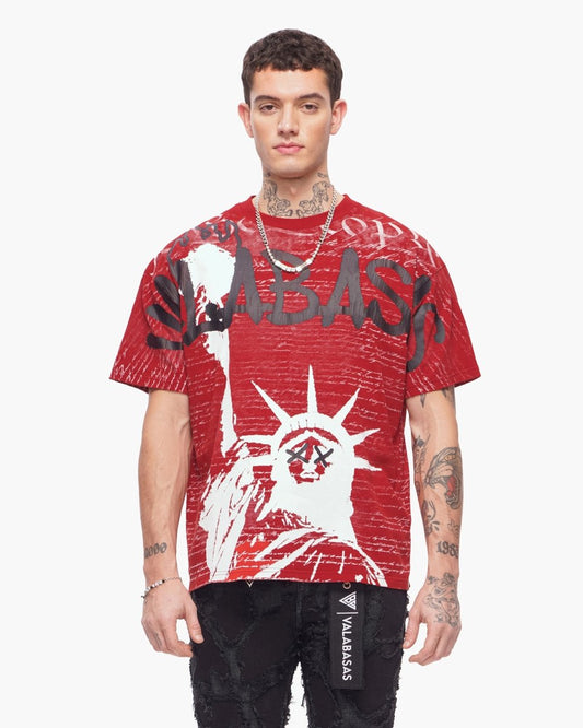 Freedom Tee Rustic Red - Valabasas