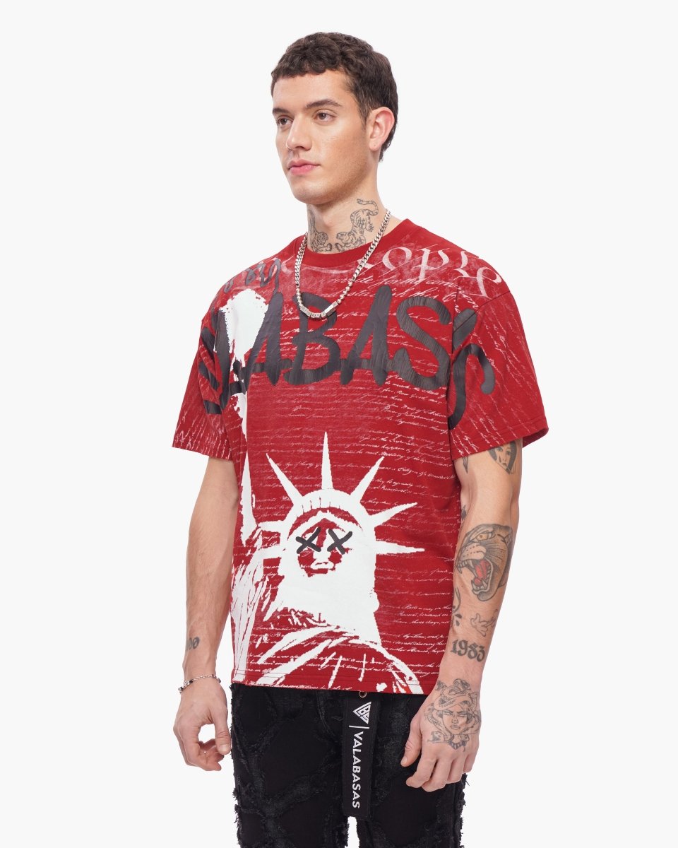Freedom Tee Rustic Red - Valabasas