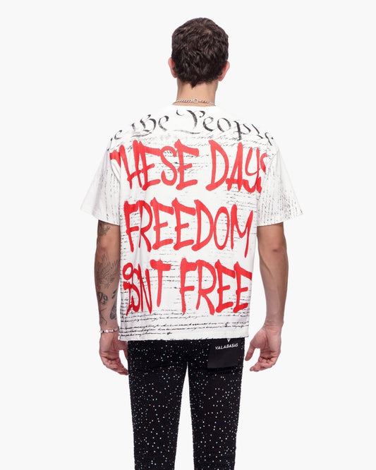 Freedom Tee White - Valabasas