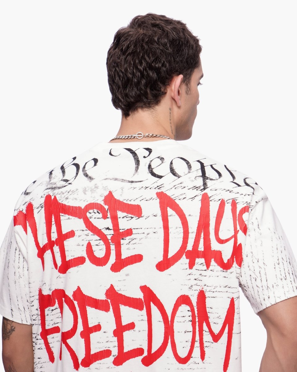 Freedom Tee White - Valabasas