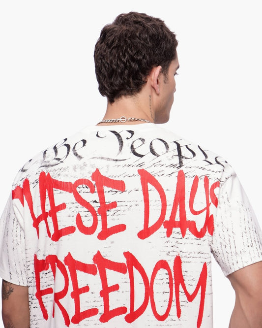 Freedom Tee White - Valabasas