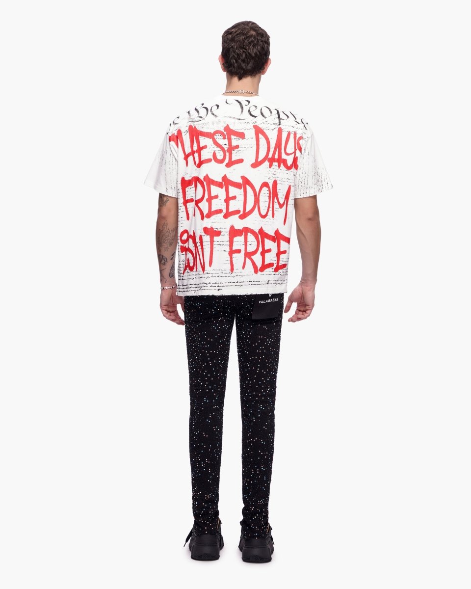 Freedom Tee White - Valabasas