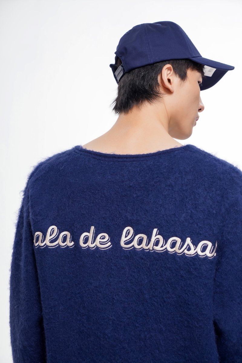 Frene Mohair Sweater – Blue (Mohair Wool Blend) - Valabasas