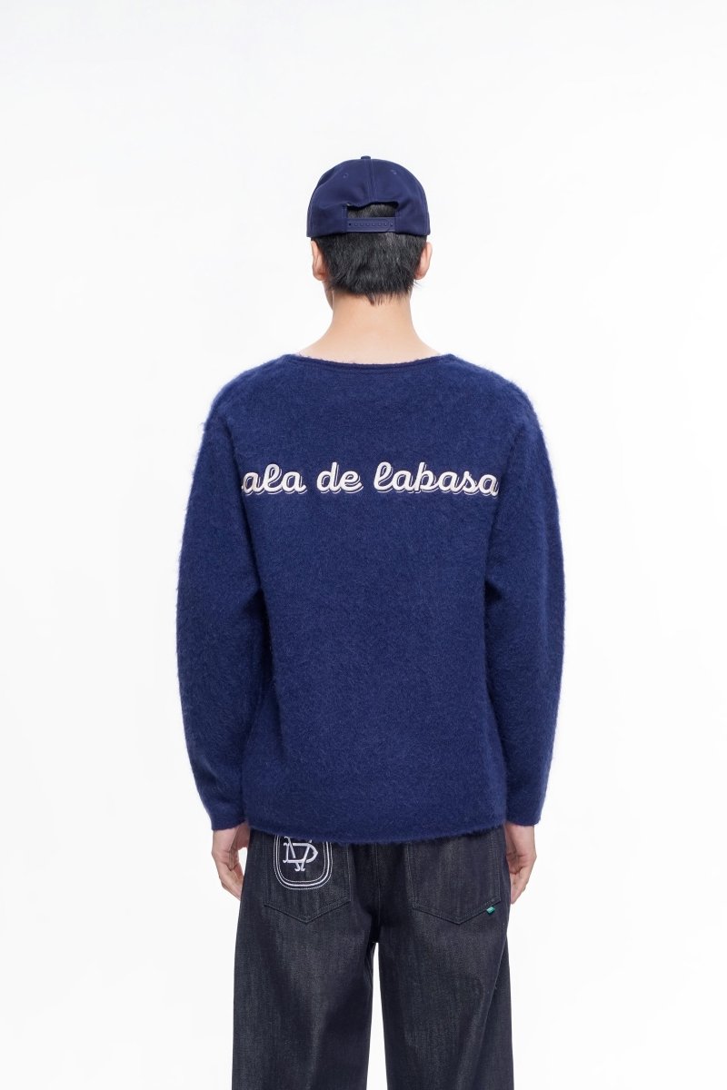 Frene Mohair Sweater – Blue (Mohair Wool Blend) - Valabasas