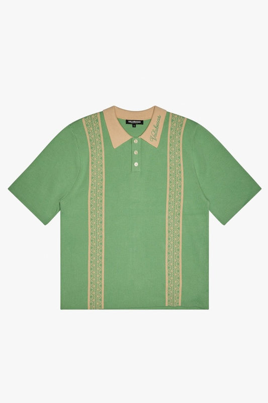 Fresh Wovan Collar Tee Green - Valabasas