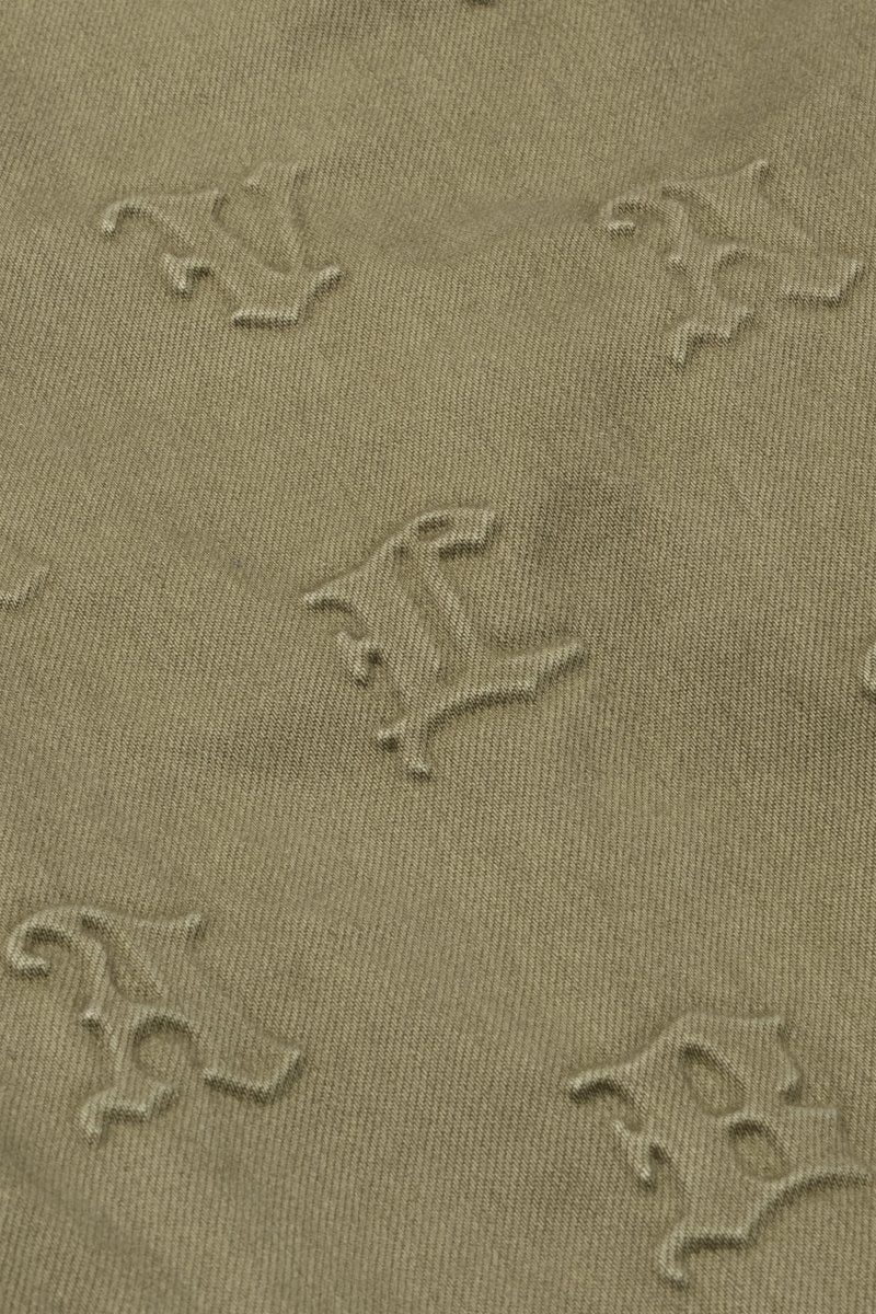 "FRITH” STACKED FLARE JEAN GREEN - Valabasas