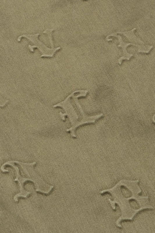 "FRITH” STACKED FLARE JEAN GREEN - Valabasas