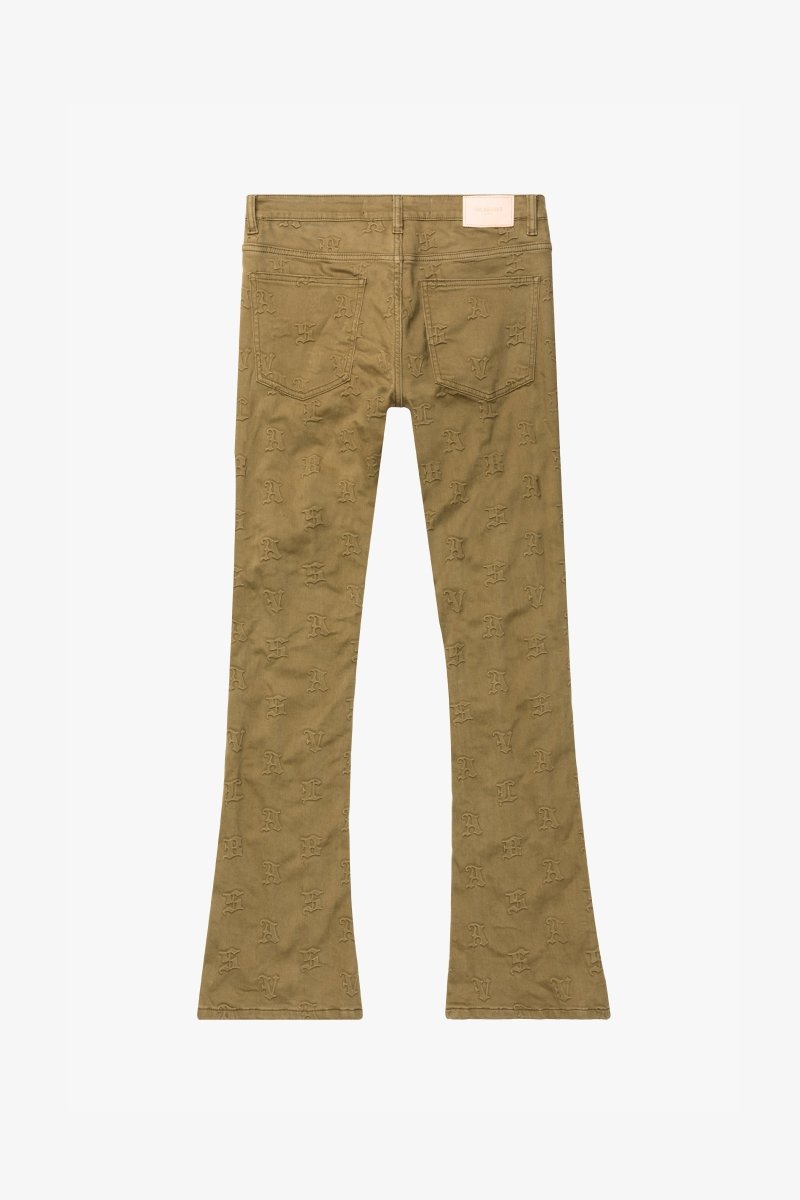 "FRITH”STACKED FLARE JEAN BROWN - Valabasas