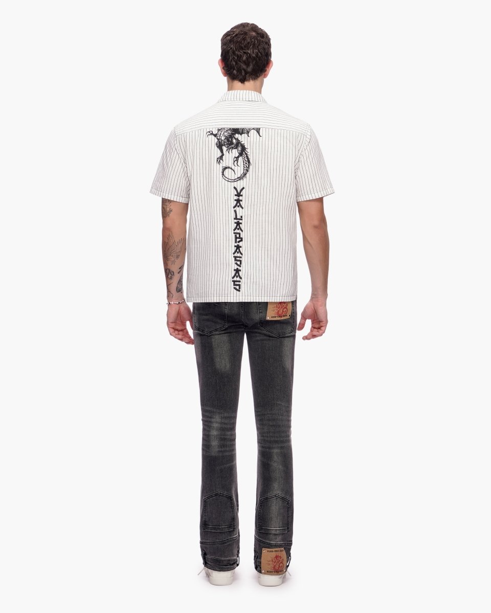 Fugazi Button Down Black/White - Valabasas