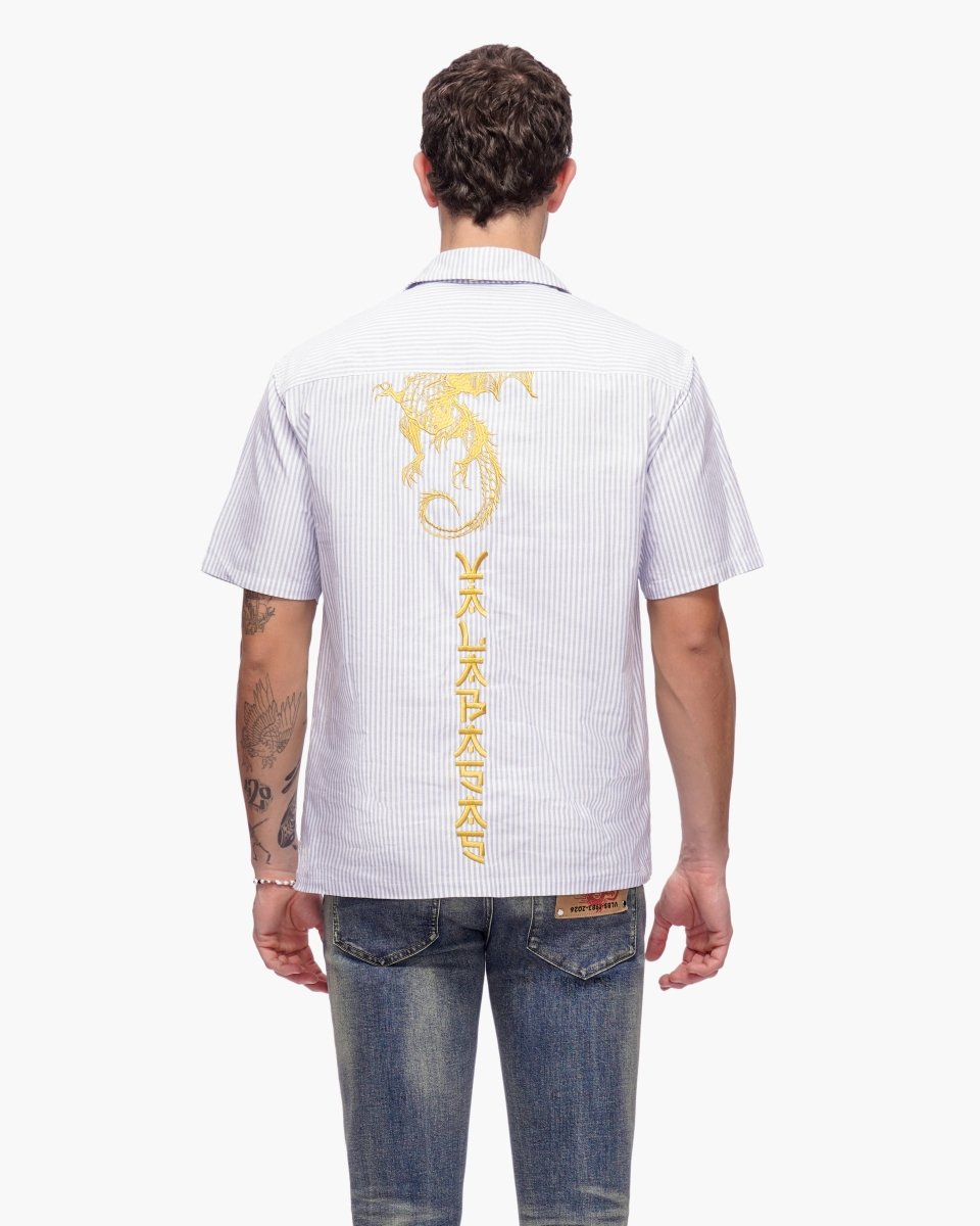 Fugazi Button Down Navy / White - Valabasas
