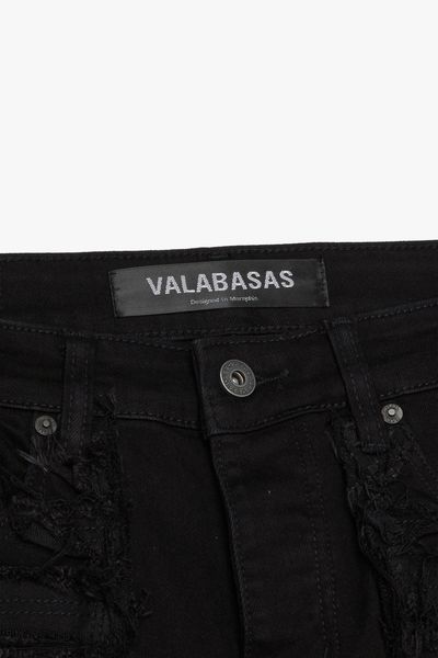 "FURY" Black Stacked Jeans