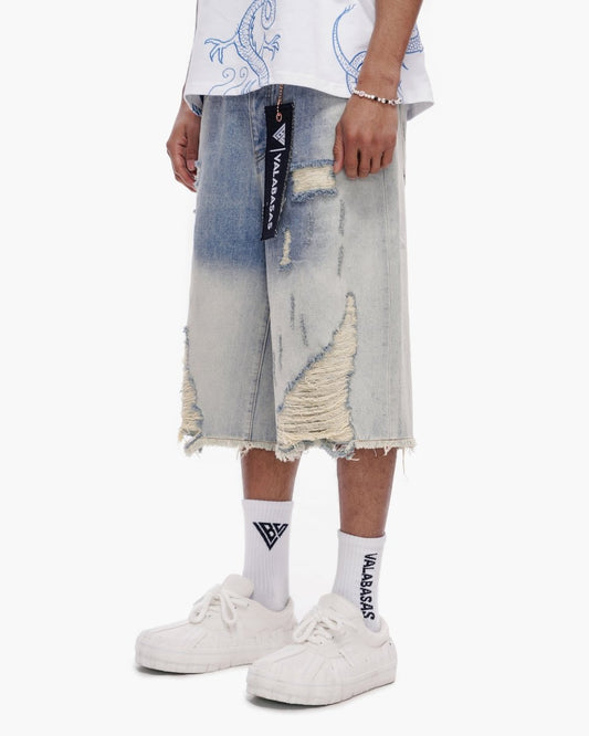 Fuse Jorts Light Blue Wash - Valabasas