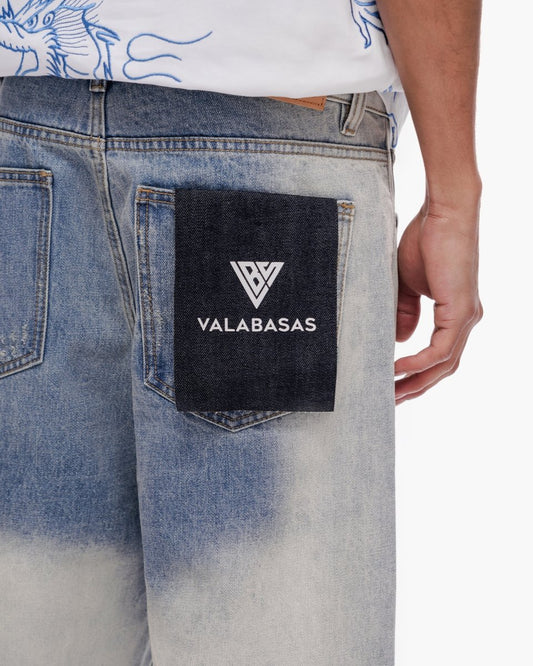Fuse Jorts Light Blue Wash - Valabasas