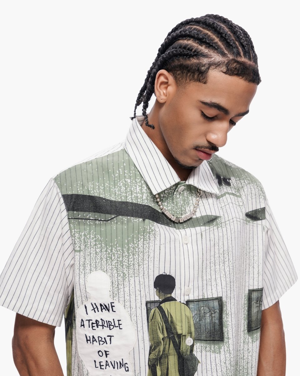 Gallery Pin - Striped BD White - Valabasas