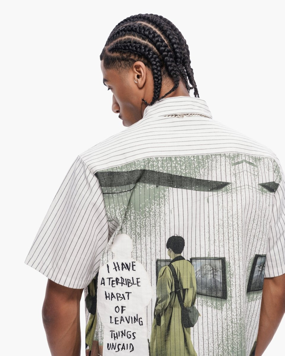 Gallery Pin - Striped BD White - Valabasas