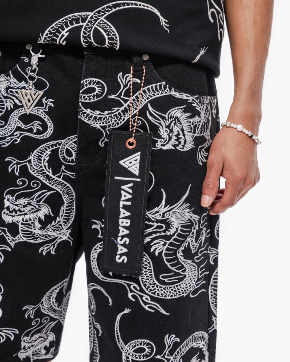 Ganru Shorts Jet Black - Valabasas