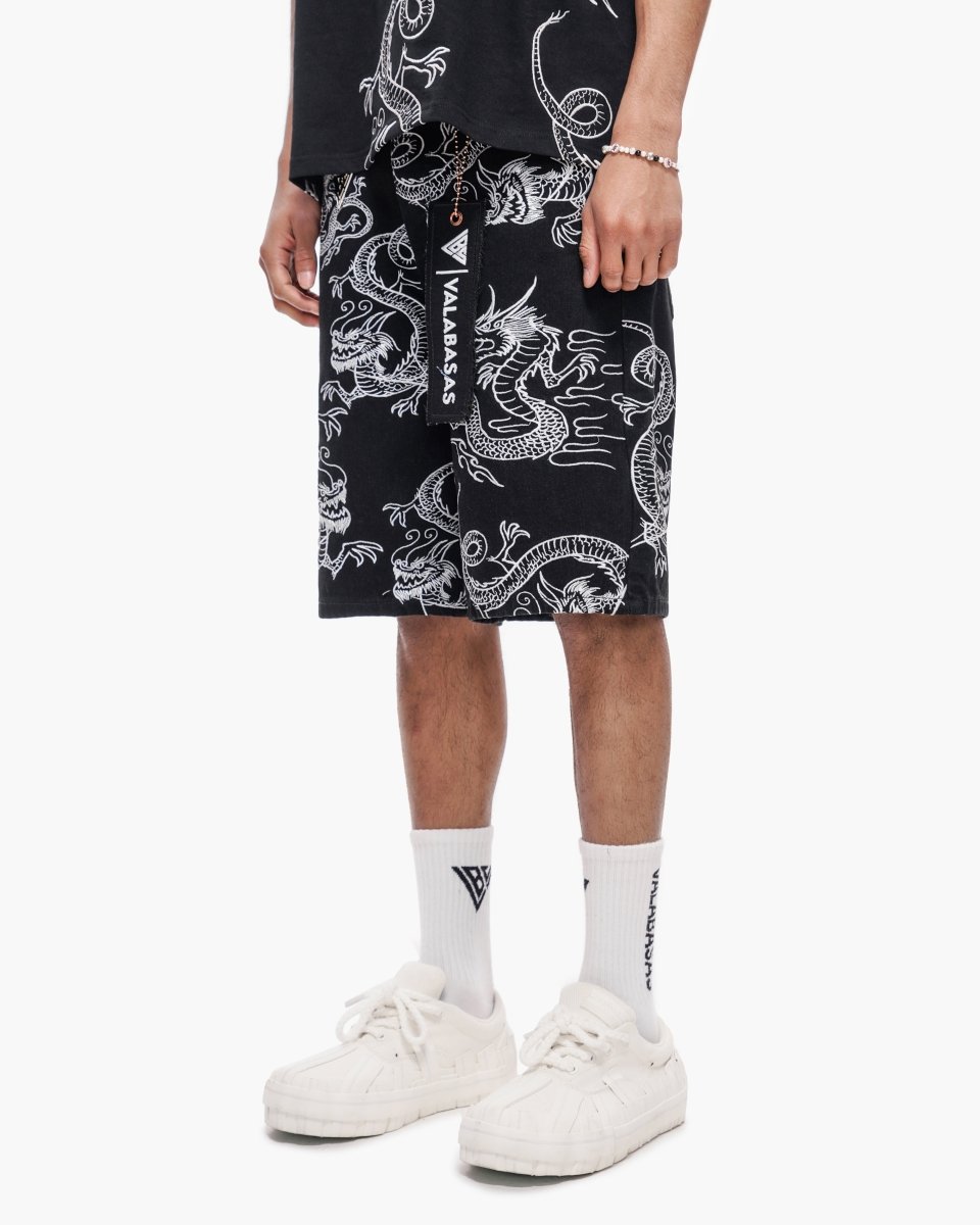 Ganru Shorts Jet Black - Valabasas