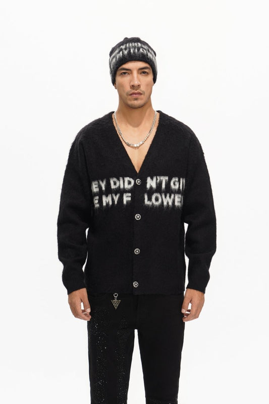 Garden Black Sweater - Valabasas