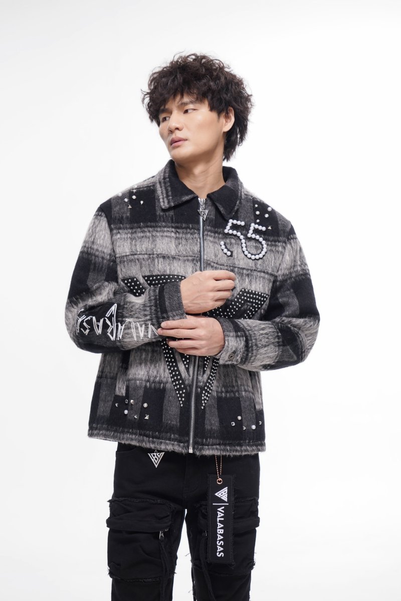 Garland Woven Jacket Black - Valabasas