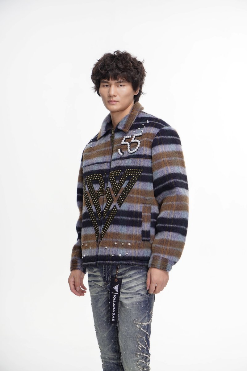Garland Woven Jacket Brown – Valabasas