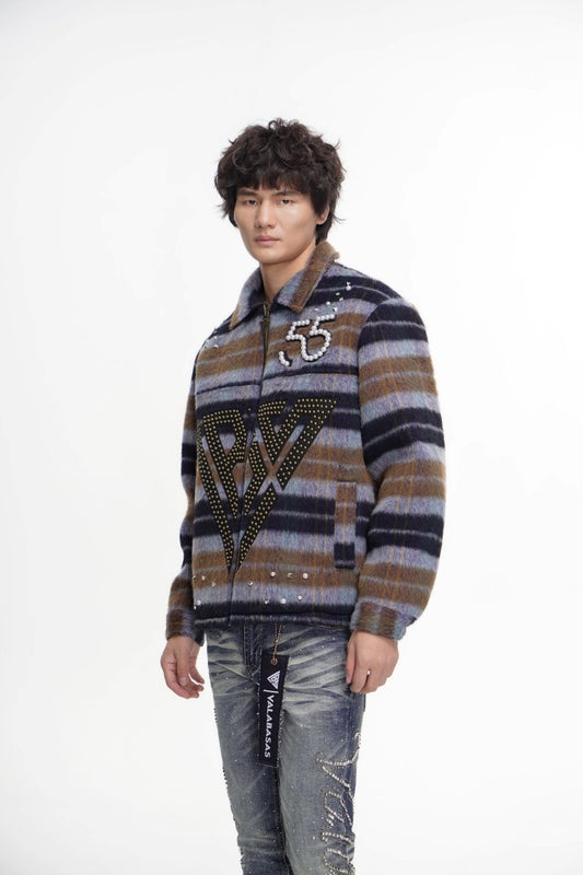 Garland Woven Jacket Brown - Valabasas