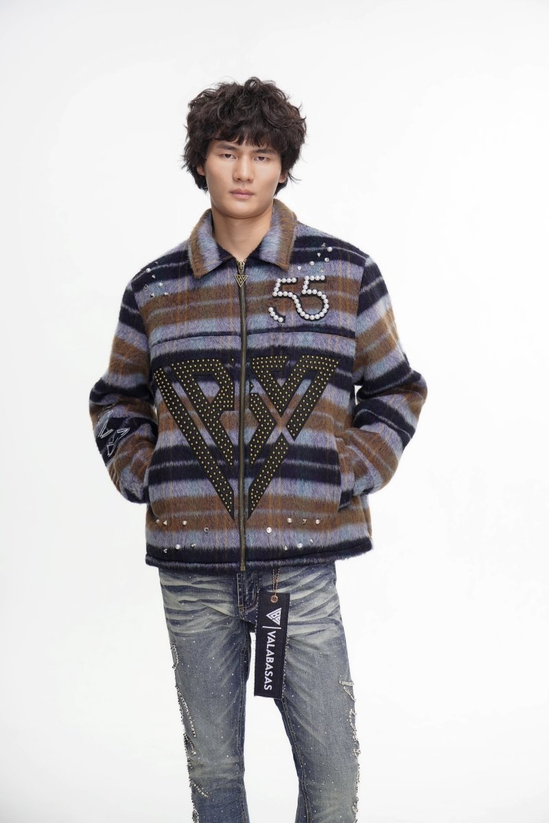 Garland Woven Jacket Brown - Valabasas