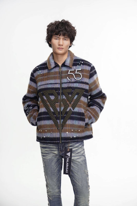 Garland Woven Jacket Brown - Valabasas