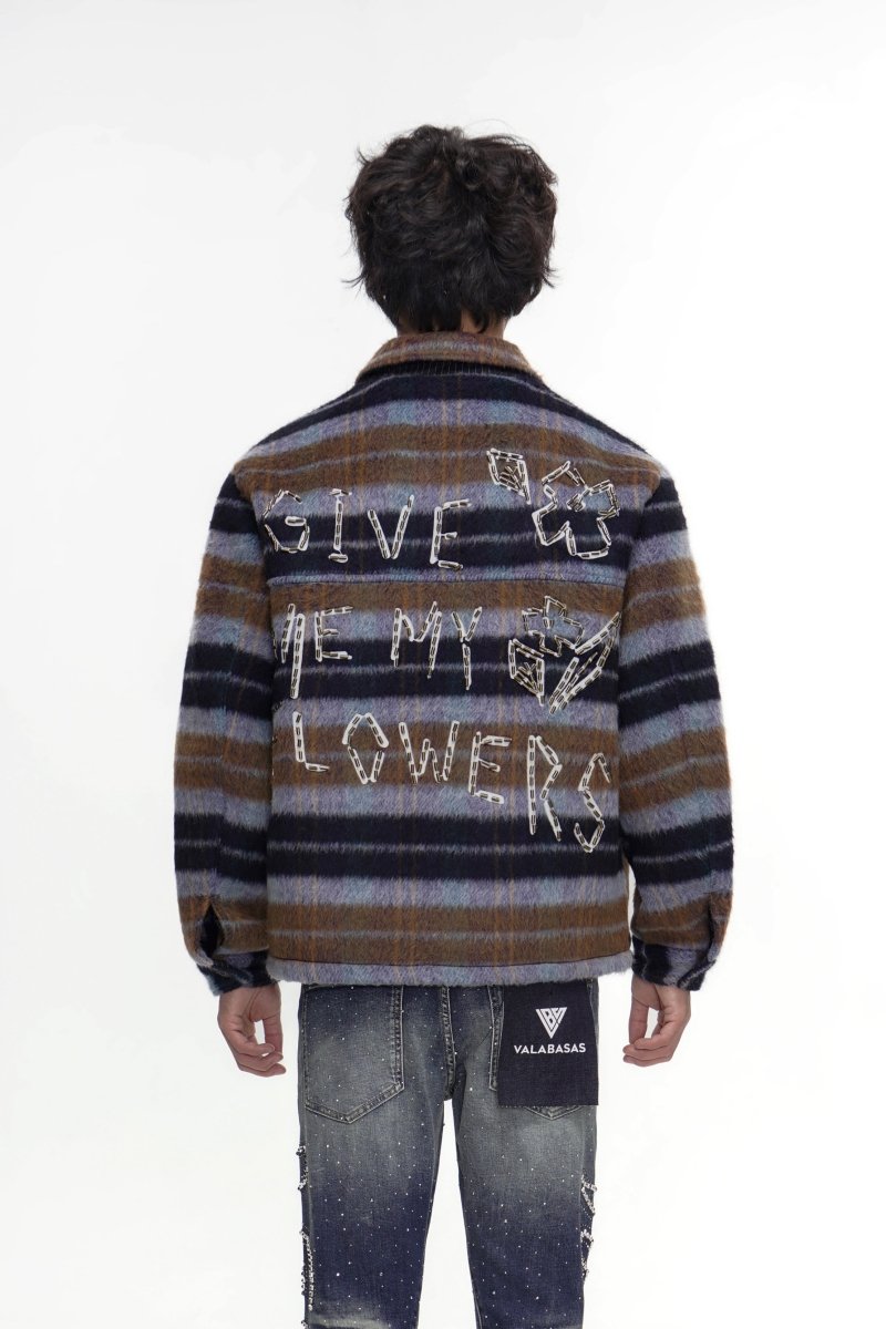 Garland Woven Jacket Brown - Valabasas