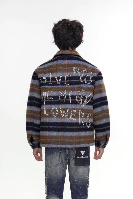 Garland Woven Jacket Brown - Valabasas