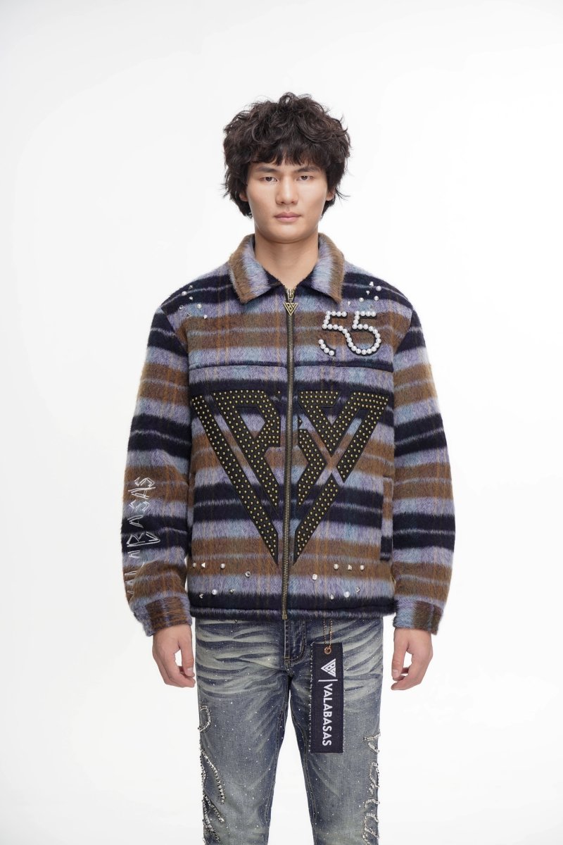 Garland Woven Jacket Brown - Valabasas