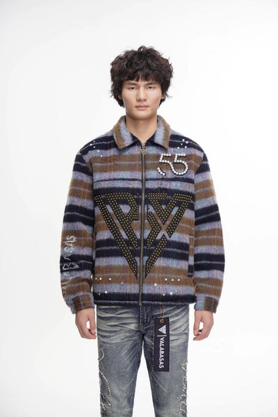 Garland Woven Jacket Brown - Valabasas