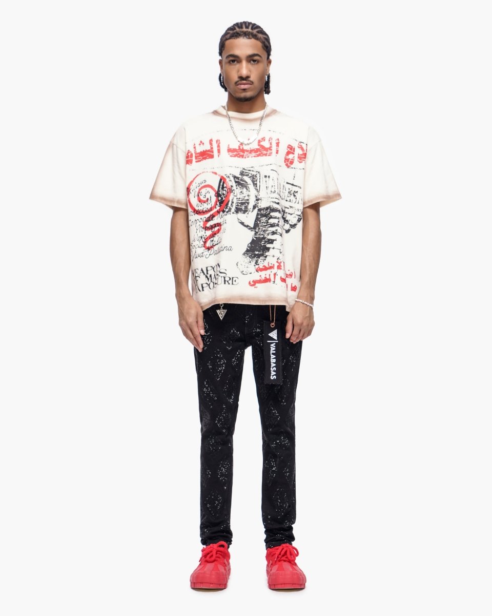 Gather Skinny Black Jeans - Valabasas