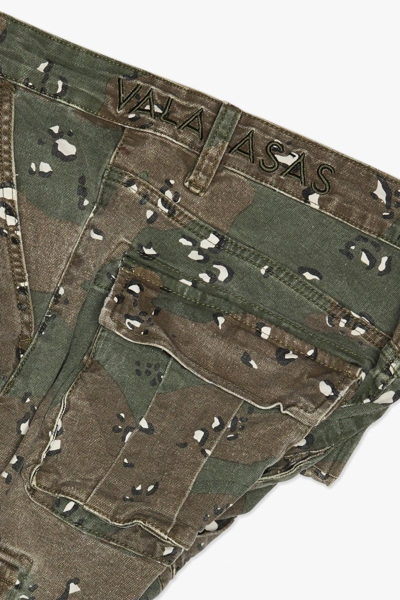 Geno Db Green Stacked Flare Jean