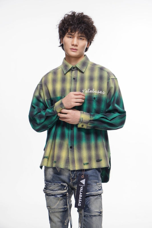 Glory Green Button Down - Valabasas