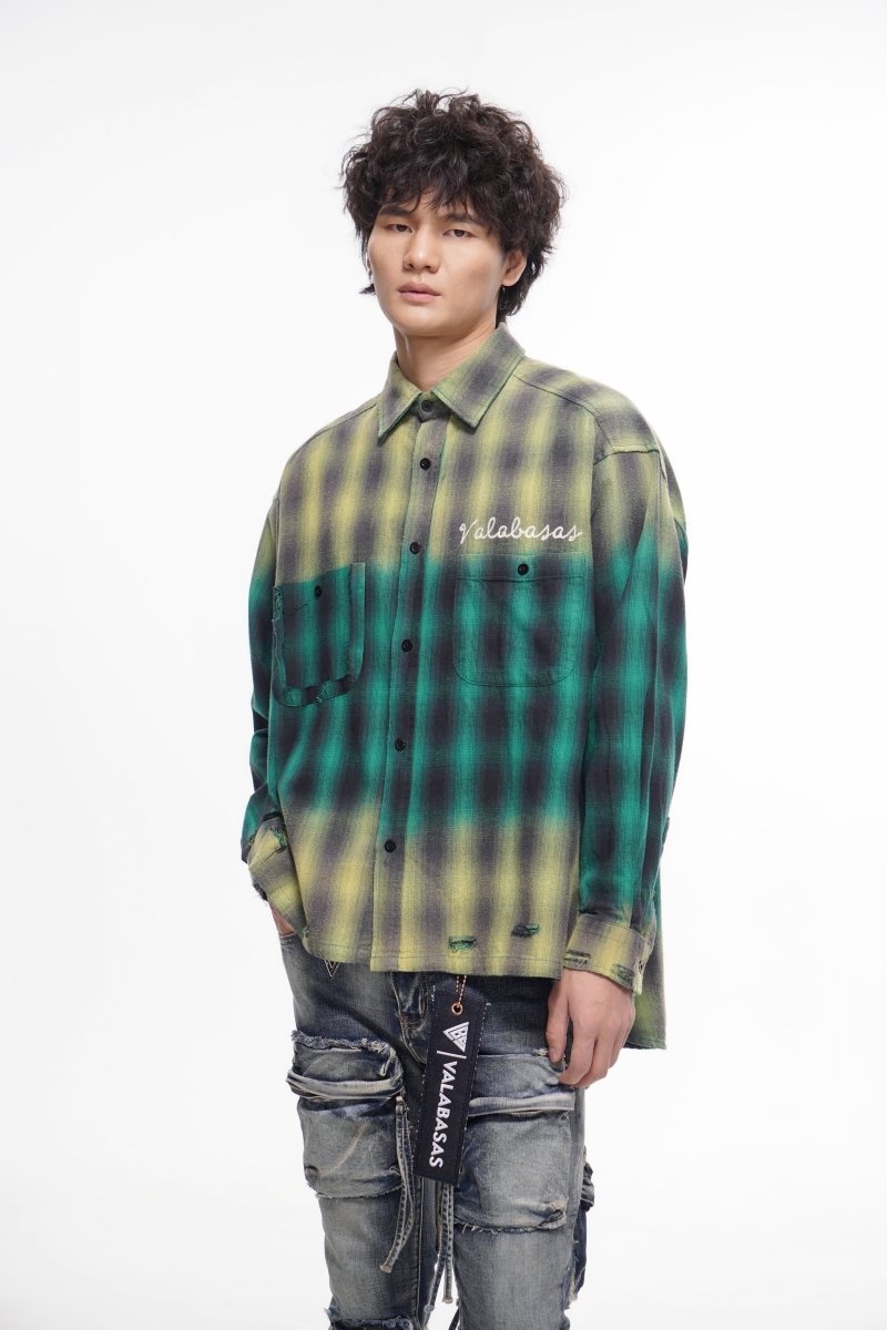 Glory Green Button Down - Valabasas