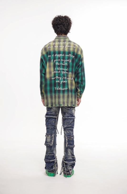 Glory Green Button Down - Valabasas