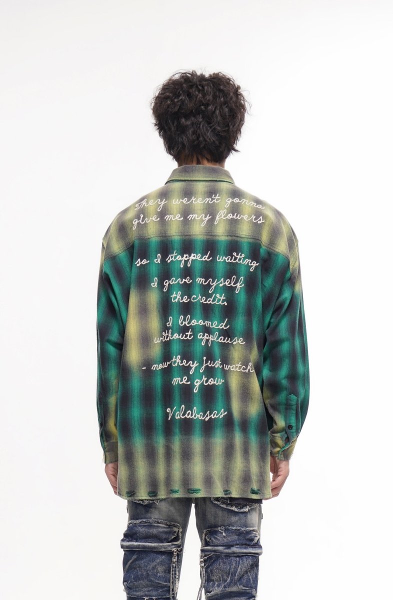 Glory Green Button Down - Valabasas