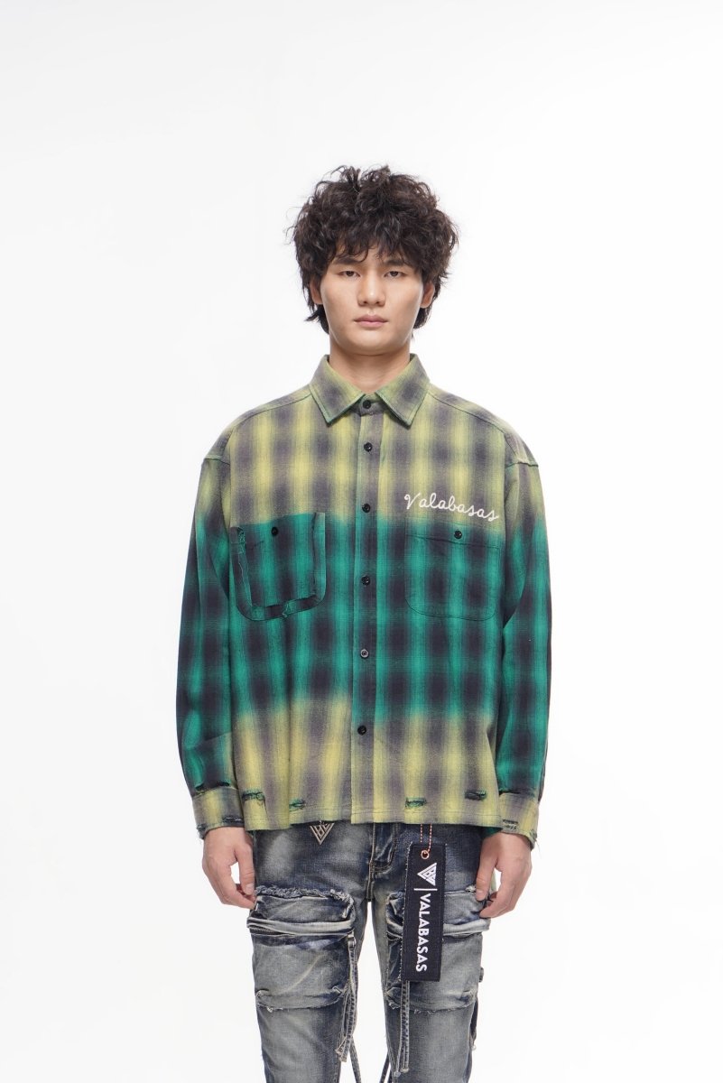 Glory Green Button Down - Valabasas