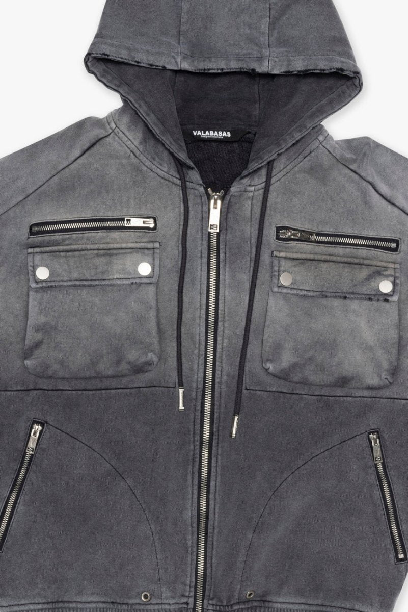 Gotham Jacket Grey Wash