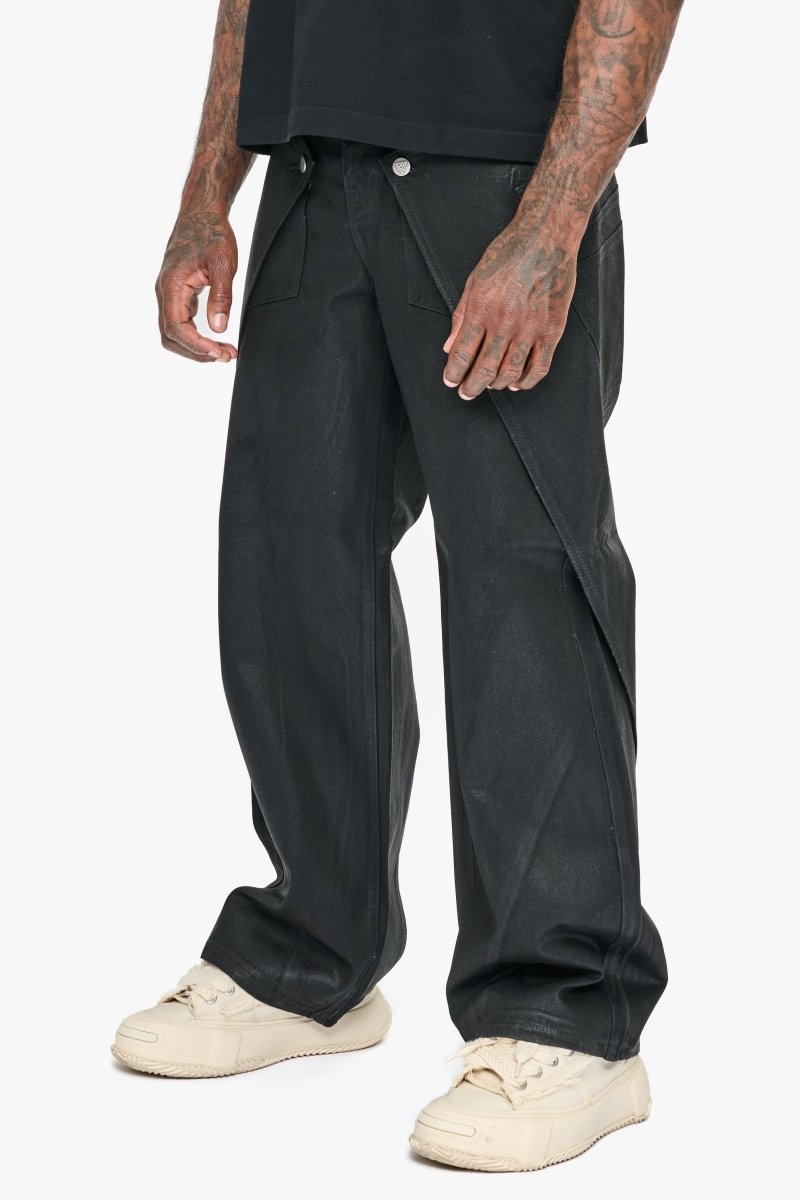 Gozai Black Waxed Baggy - Valabasas