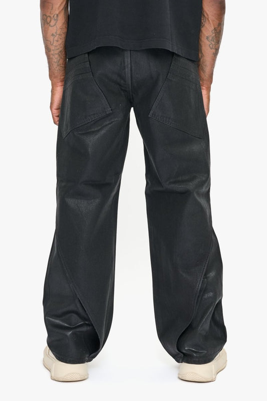 Gozai Black Waxed Baggy - Valabasas