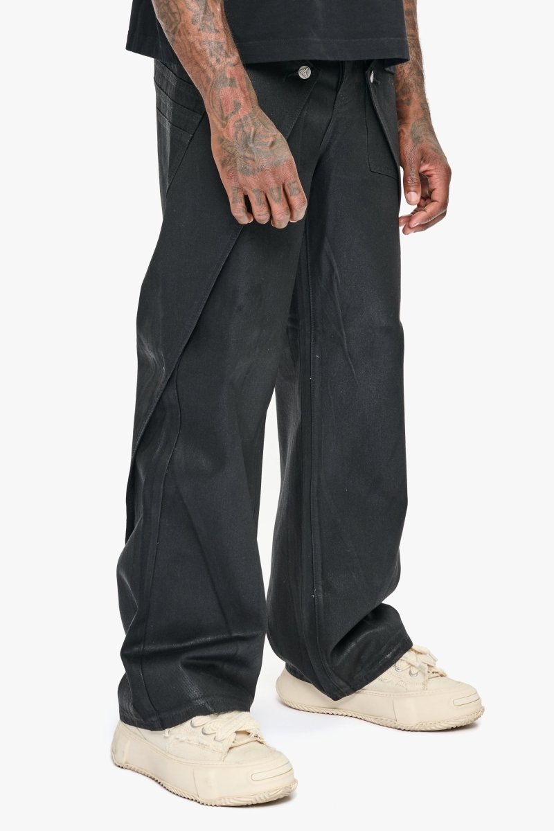 Gozai Black Waxed Baggy – Valabasas